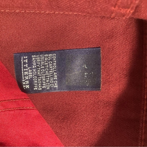 TRUSSARDI JEANS Sz 29 x 31 High  Rise Tapered Legs Made in Italy New - Picture 7 of 13